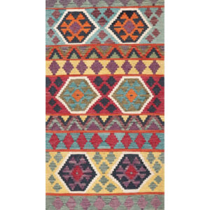 Maimana Afghanistan Kilim Rug - 200 x88 cm