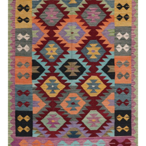 Maimana Afghanistan Kilim Rug - 202 x149 cm