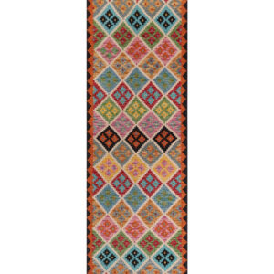 Maimana Afghanistan Kilim Runner - 293 x 85 cm