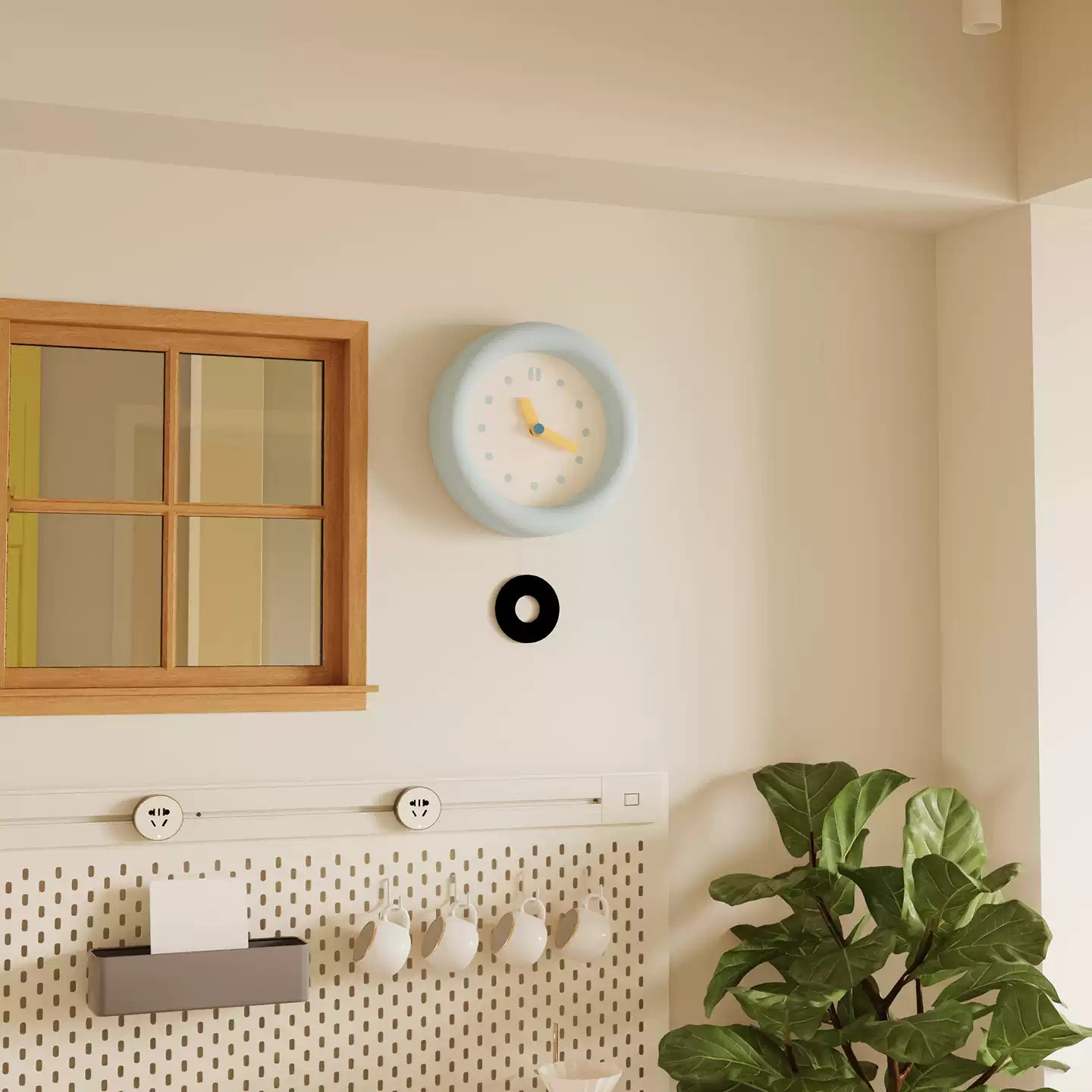 Baby Blue Wall Clock - Image 5