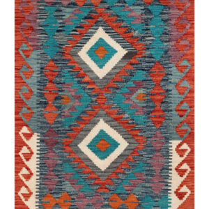 Maimana Afghanistan Kilim Rug - 126 x 86 cm
