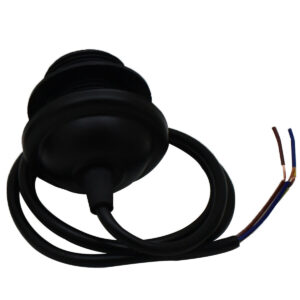 E27 Black Colour Umbrella Holder PVC Round Black Colour 1m Cable Pendant Set~2155