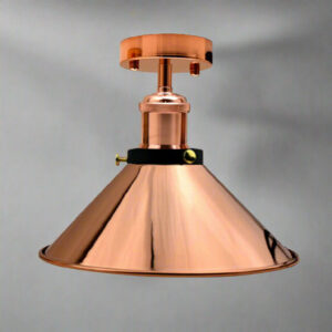 Industrial Ceiling Lights Rose Gold Shade Sconce Lamp ~ 2600