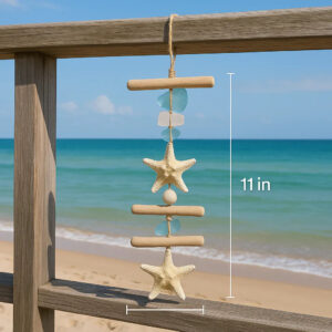 Seashells, Starfish Driftwood Beach Room Decoration Wall Hanging