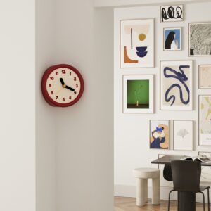 Red Corner Time Clock