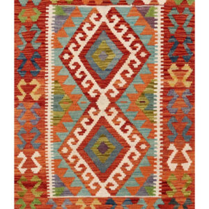 Maimana Afghanistan Kilim Rug - 121 x 83 cm